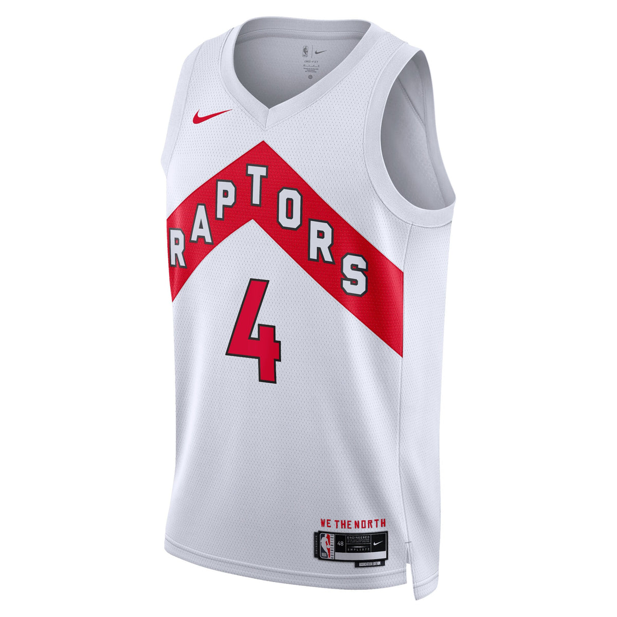 Toronto Raptors Association Edition Swingman Jersey - White - Scottie Barnes - Unisex