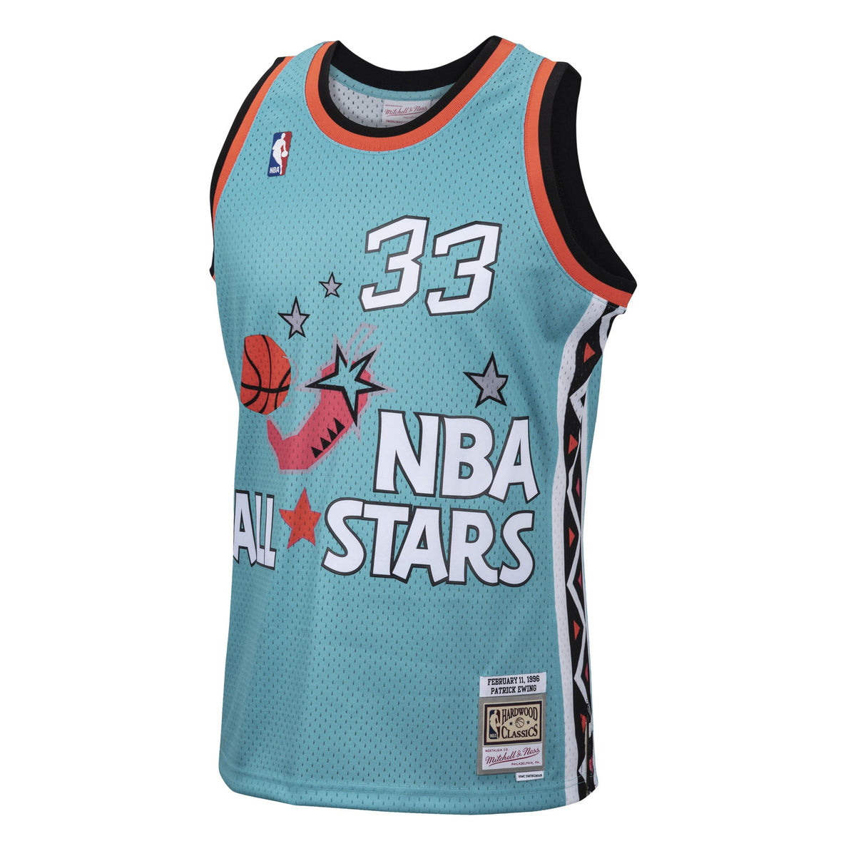 NBA Patrick Ewing 1996 All-Star Swingman Authentic Jersey - Teal