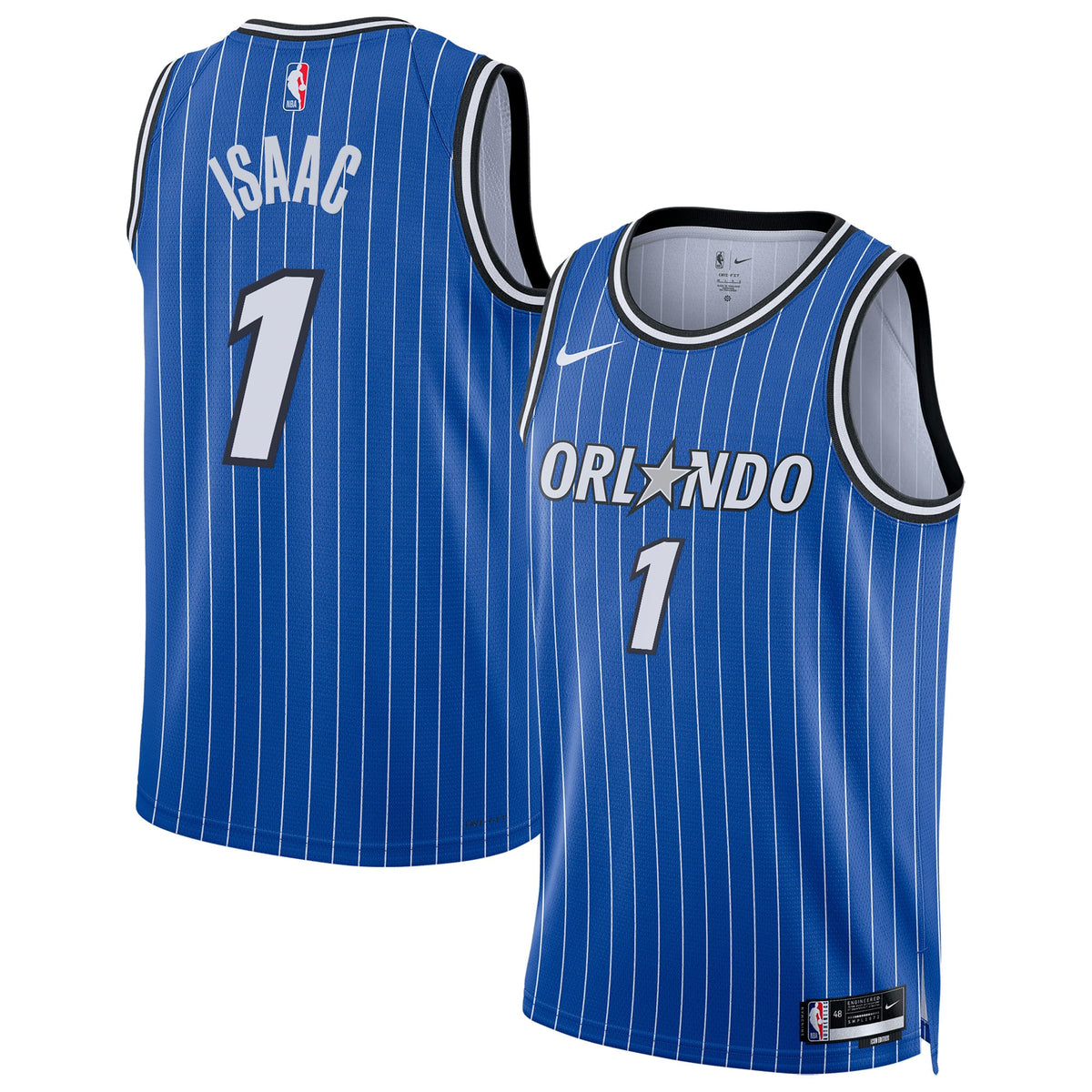 Orlando Magic Replica Icon Edition Swingman Jersey - Blue - Jonathan Isaac - Unisex