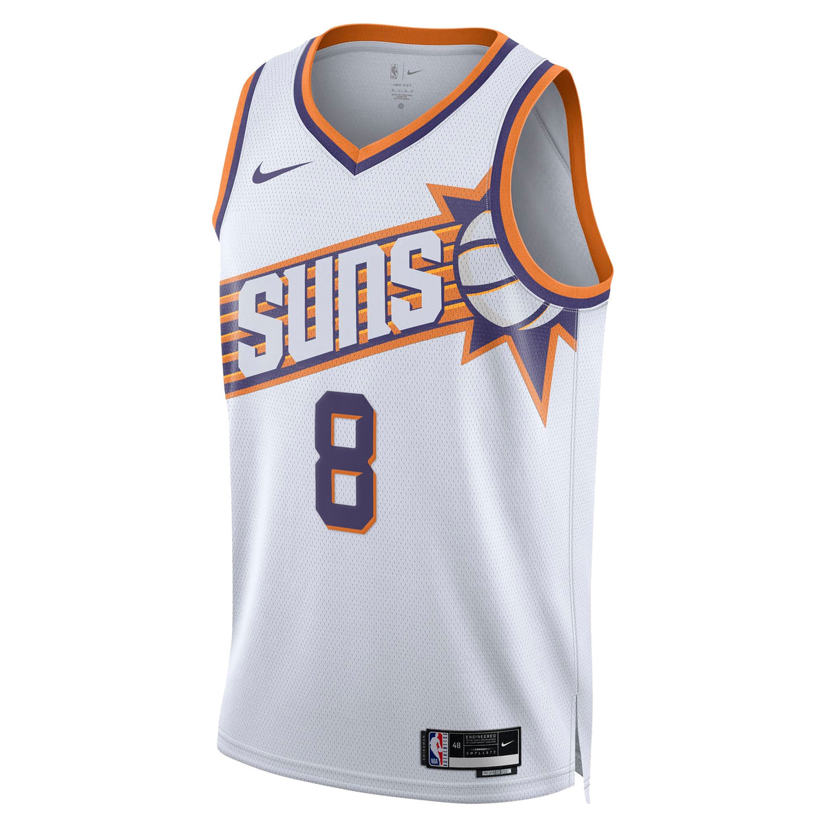 Phoenix Suns Association Edition Swingman Jersey - White - Luke Kennard - Unisex