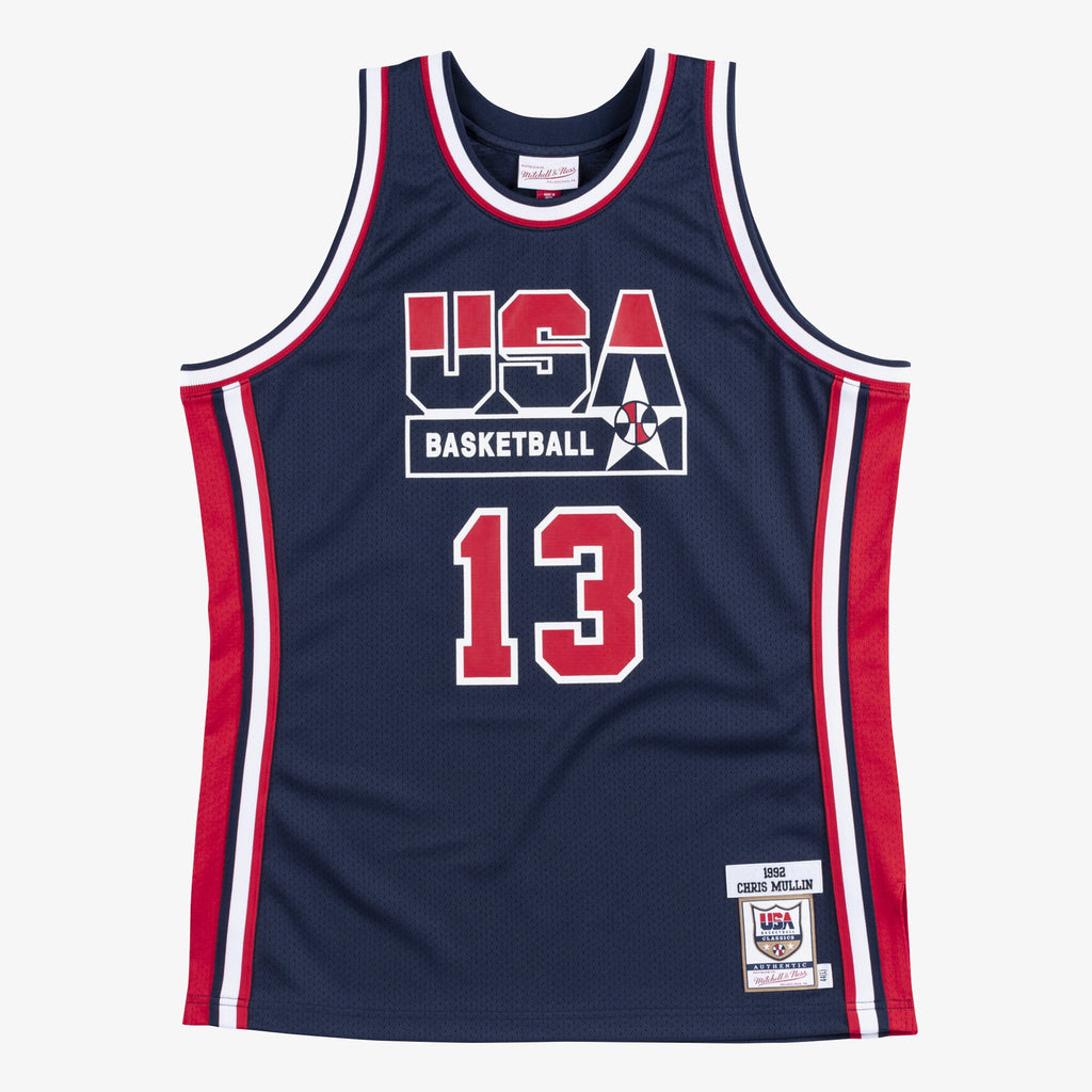 USA Basketball Authentic Jersey Chris Mullin 1992