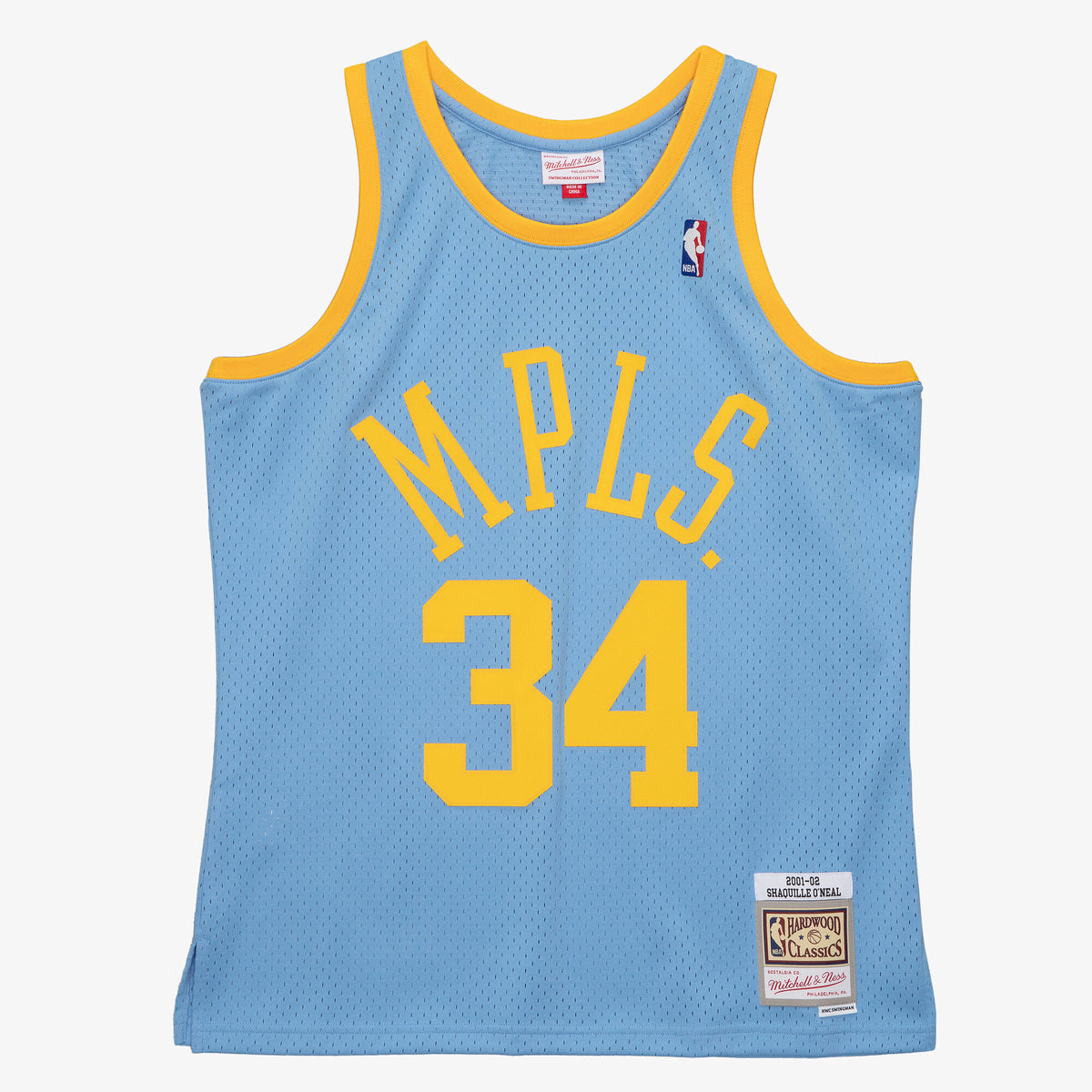 Los Angeles Lakers Swingman Jersey Shaquille O'Neal 2001-02