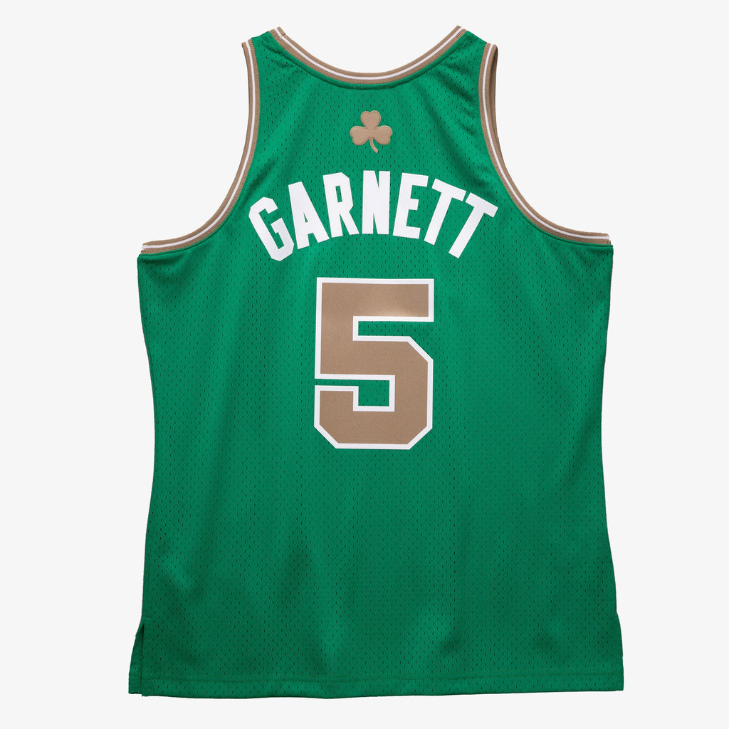 Boston Celtics Kevin Garnett 2007 Swingman Authentic Jersey - Kelly Green