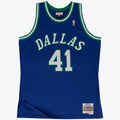 Dallas Mavericks Swingman Jersey Road Dirk Nowitzki 1998-99