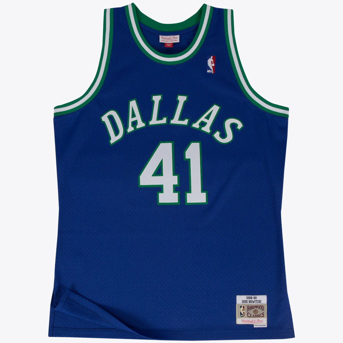 Dallas Mavericks Swingman Jersey Road Dirk Nowitzki 1998-99