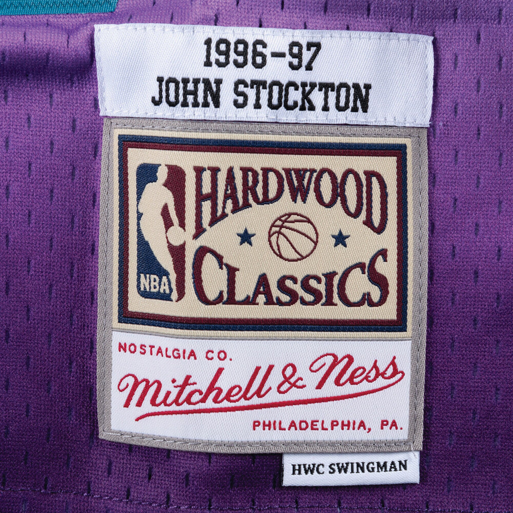 Utah Jazz Swingman Jersey Road John Stockton 1996-97