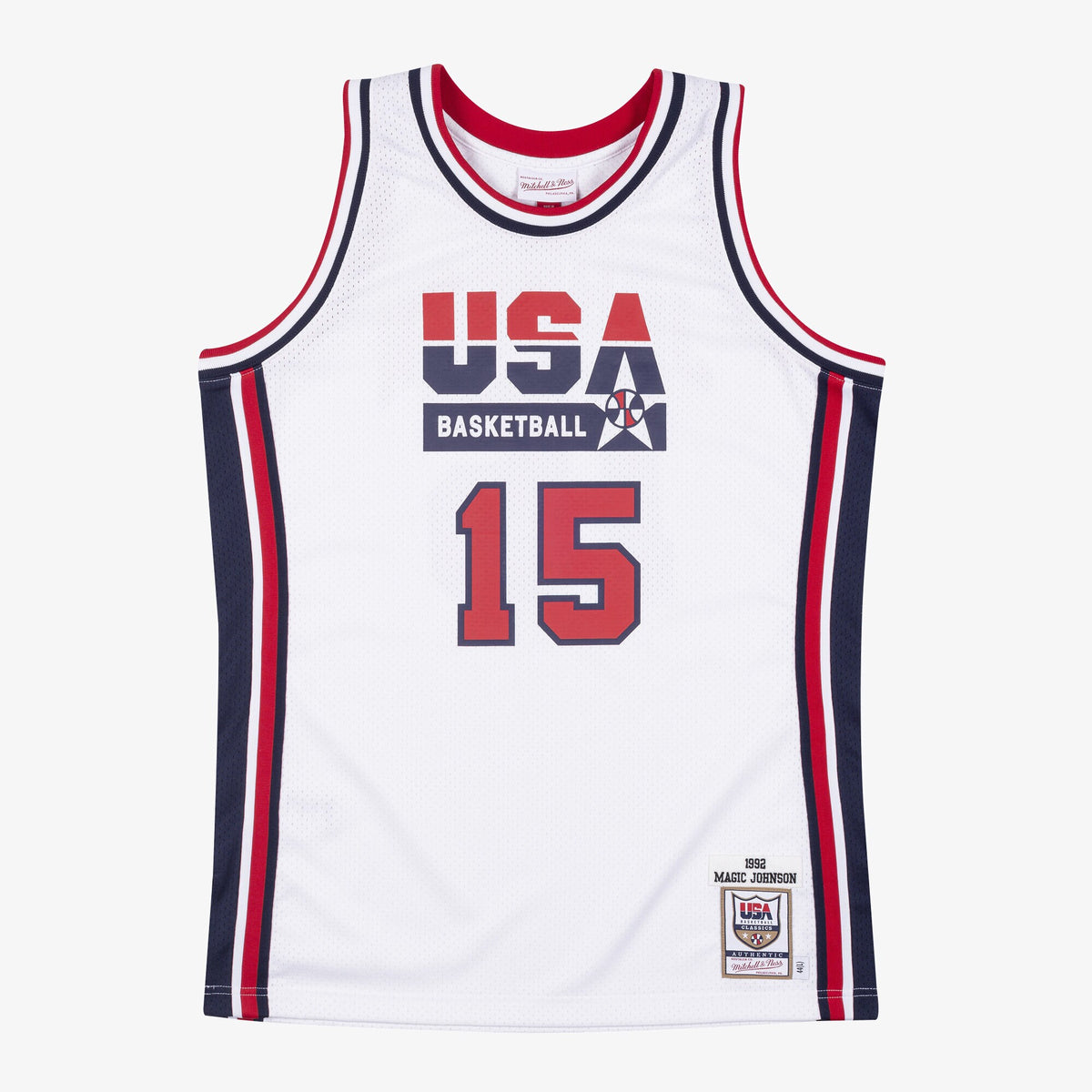 USA Basketball Authentic Jersey Magic Johnson 1992