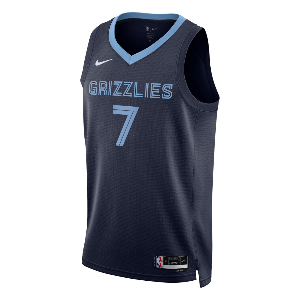 Memphis Grizzlies Icon Edition Swingman Jersey - Navy - Santi Aldama - Unisex