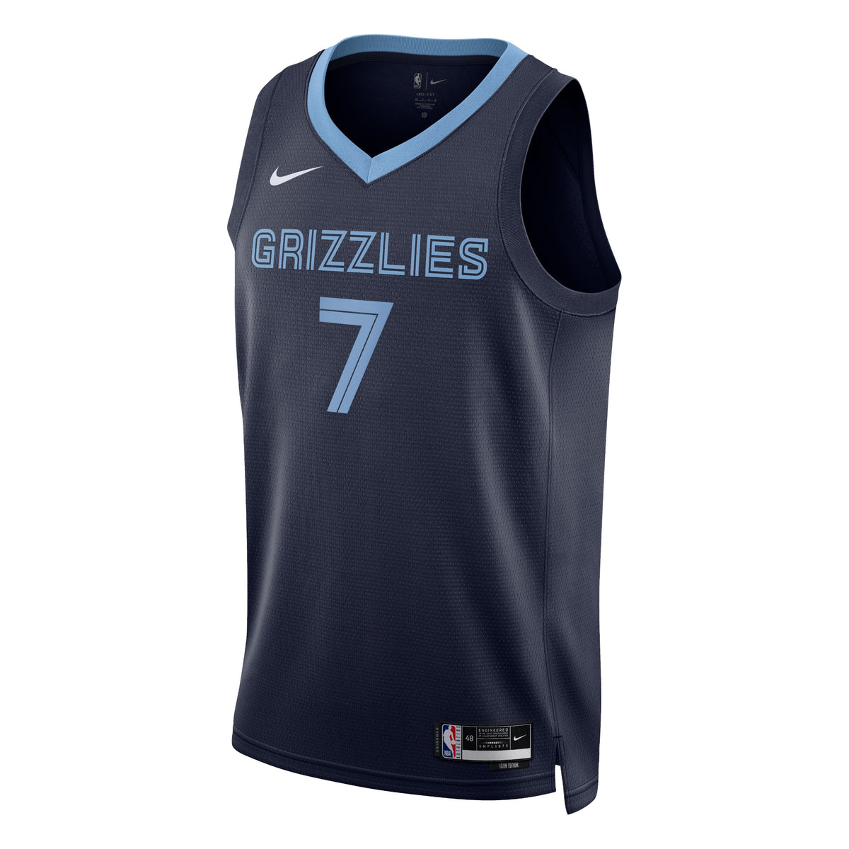 Memphis Grizzlies Icon Edition Swingman Jersey - Navy - Santi Aldama - Unisex