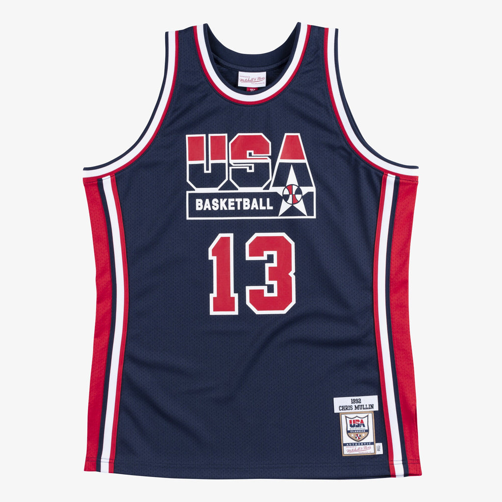 USA Basketball Authentic Jersey Chris Mullin 1992