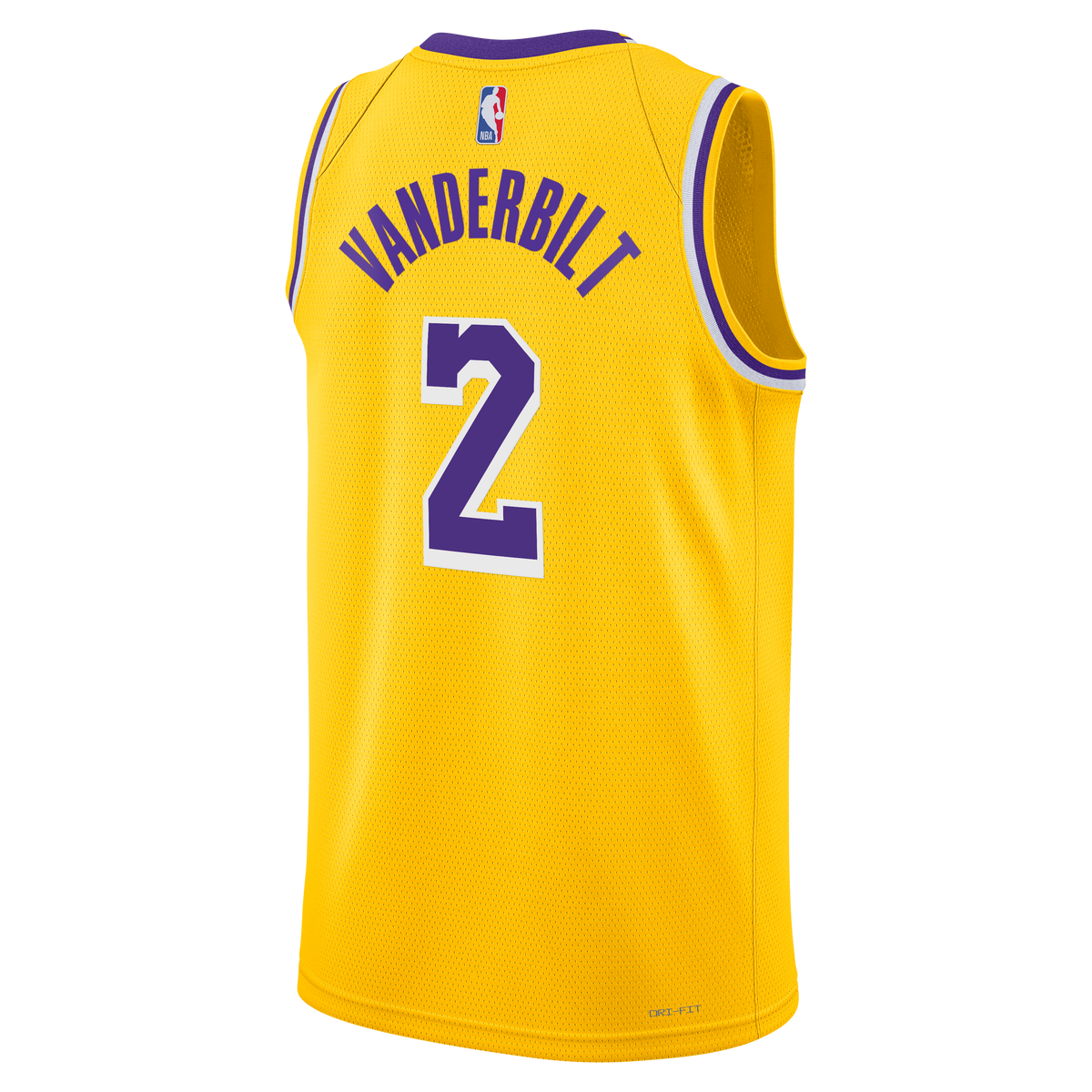 Los Angeles Lakers Icon Edition Swingman Jersey - Gold - Jarred Vanderbilt - Unisex