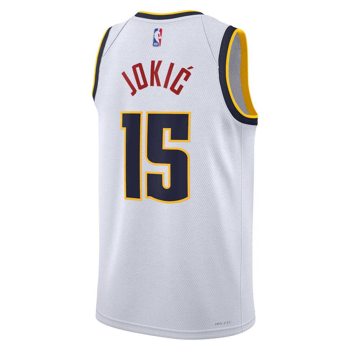 Denver Nuggets Association Edition Swingman Jersey - White - Nikola Jokić - Unisex