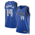 Dallas Mavericks Icon Swingman Jersey - Blue - Morez Johnson Jr. - Unisex