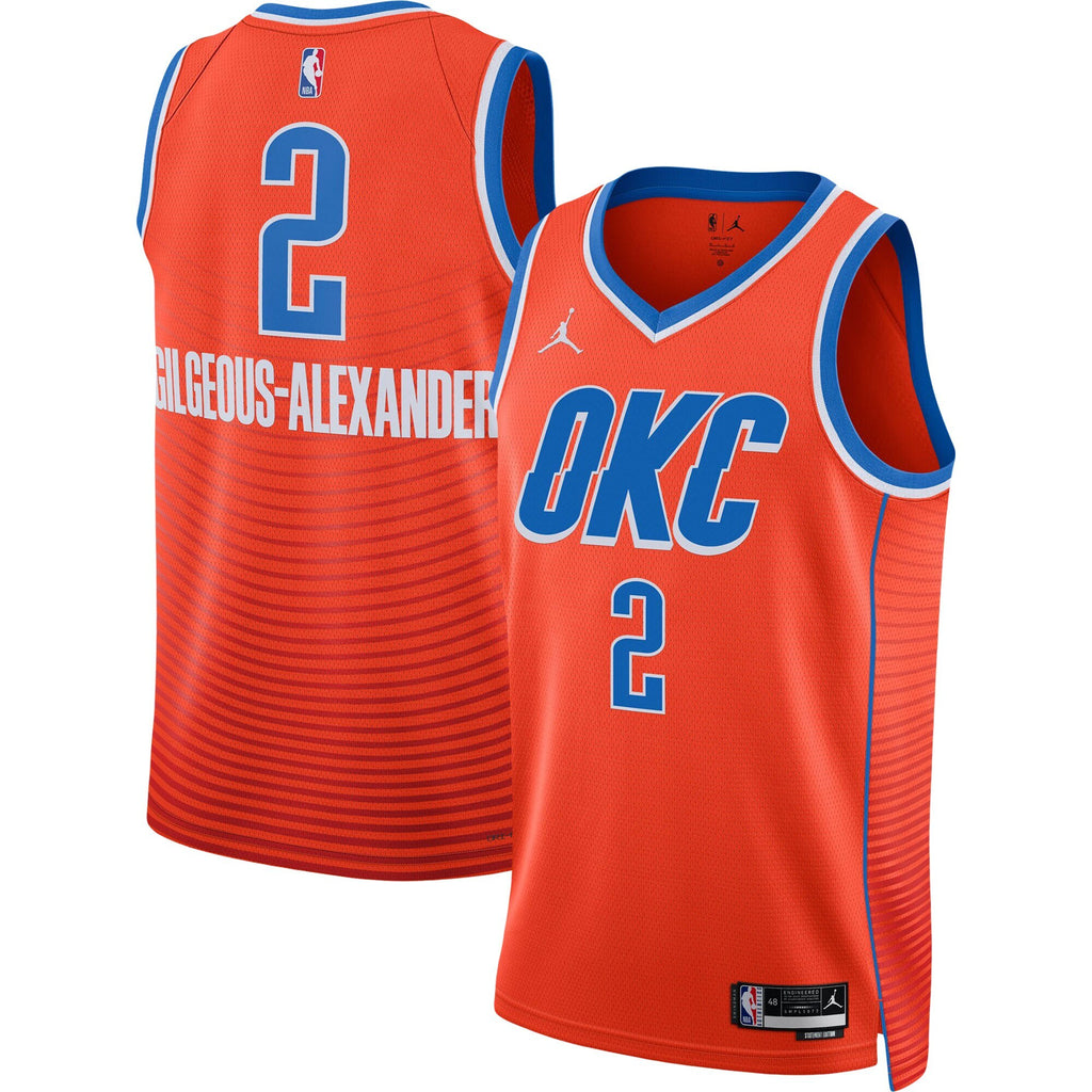 Oklahoma City Thunder Replica Statement Swingman Jersey - Shai Gilgeous-Alexander - Unisex
