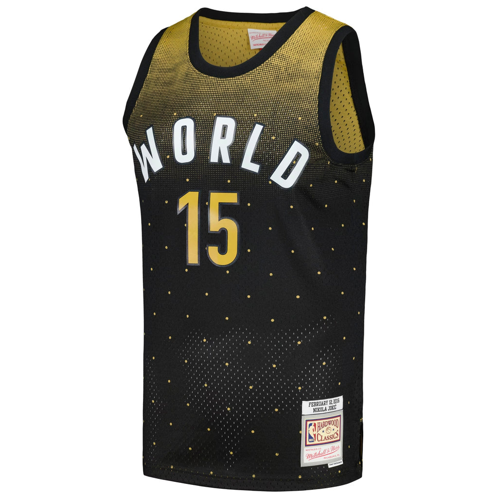 Men's Nikola Jokic Black 2016 NBA Rising Stars Challenge Hardwood Classics Swingman Jersey