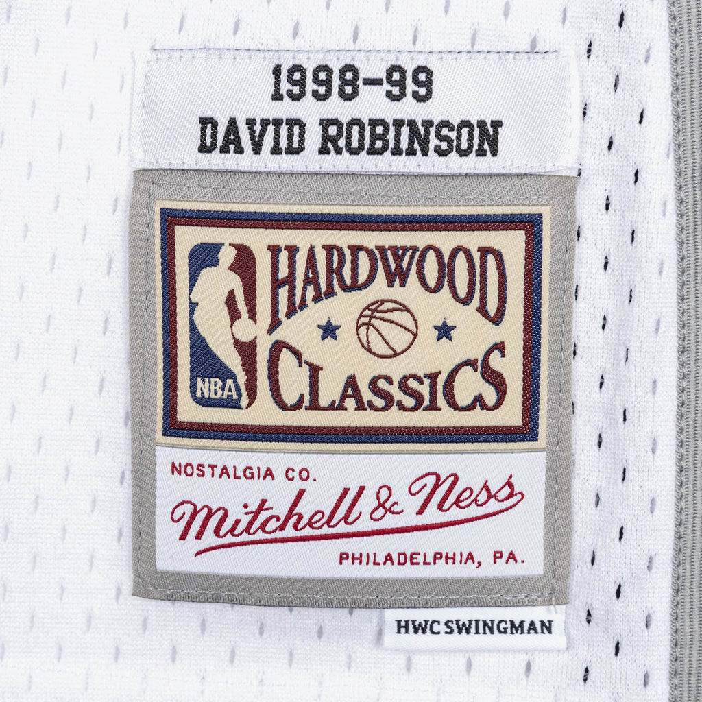 San Antonio Spurs David Robinson 1998 Swingman Authentic Jersey - White
