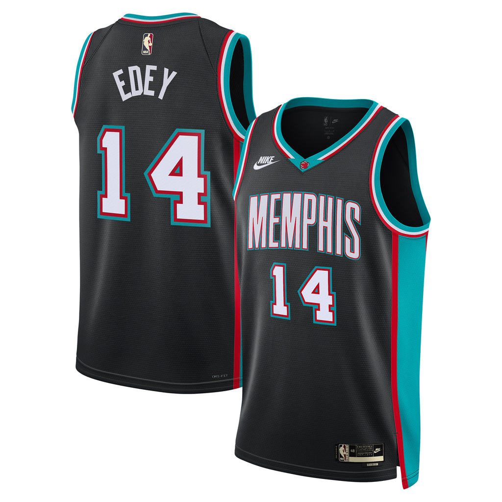 Memphis Grizzlies Classic Edition Jersey - Black - Zach Edey - Unisex
