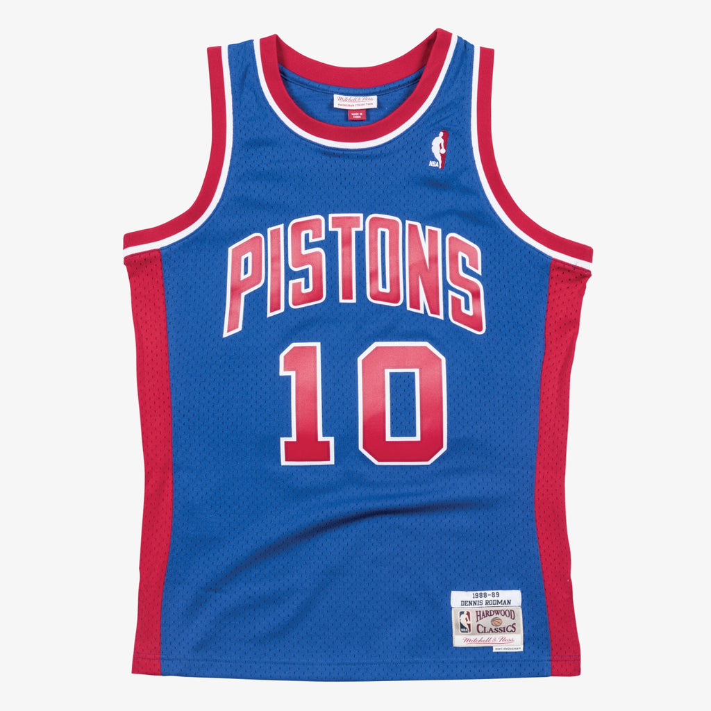 Detroit Pistons Swingman Jersey Road Dennis Rodman 1988-89