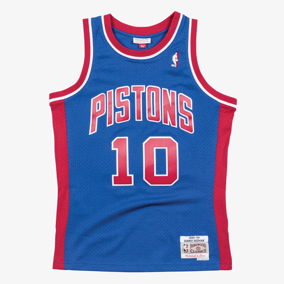 Detroit Pistons Swingman Jersey Road Dennis Rodman 1988-89