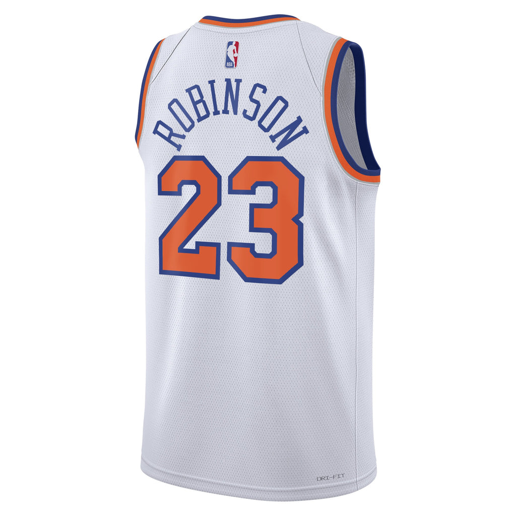 New York Knicks Association Edition Swingman Jersey - White - Mitchell Robinson - Unisex