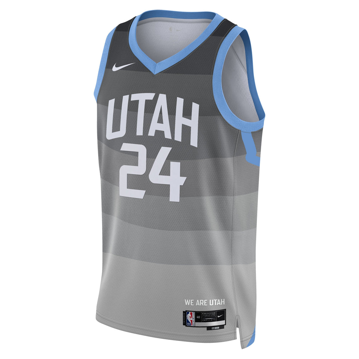 Utah Jazz 2025/26 City Edition Swingman Jersey - Gray - Walker Kessler - Unisex