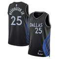 Dallas Mavericks 2025/26 City Edition Swingman Jersey - Black - P.J. Washington Jr. - Unisex