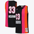 Miami Heat NBA Alonzo Mourning Hardwood Classics Road Jersey - Mens