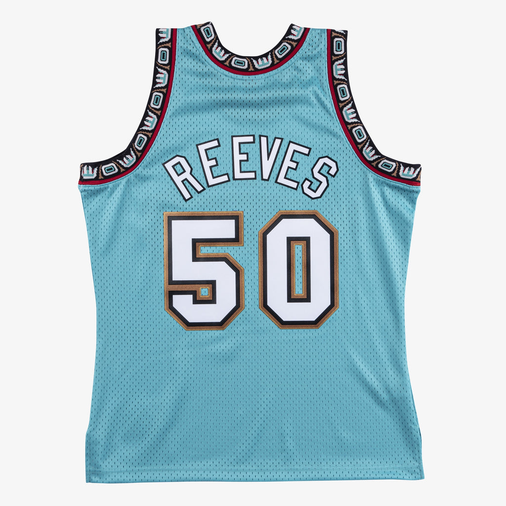 Vancouver Grizzlies Bryant Reeves 1995 Swingman Authentic Jersey - Teal
