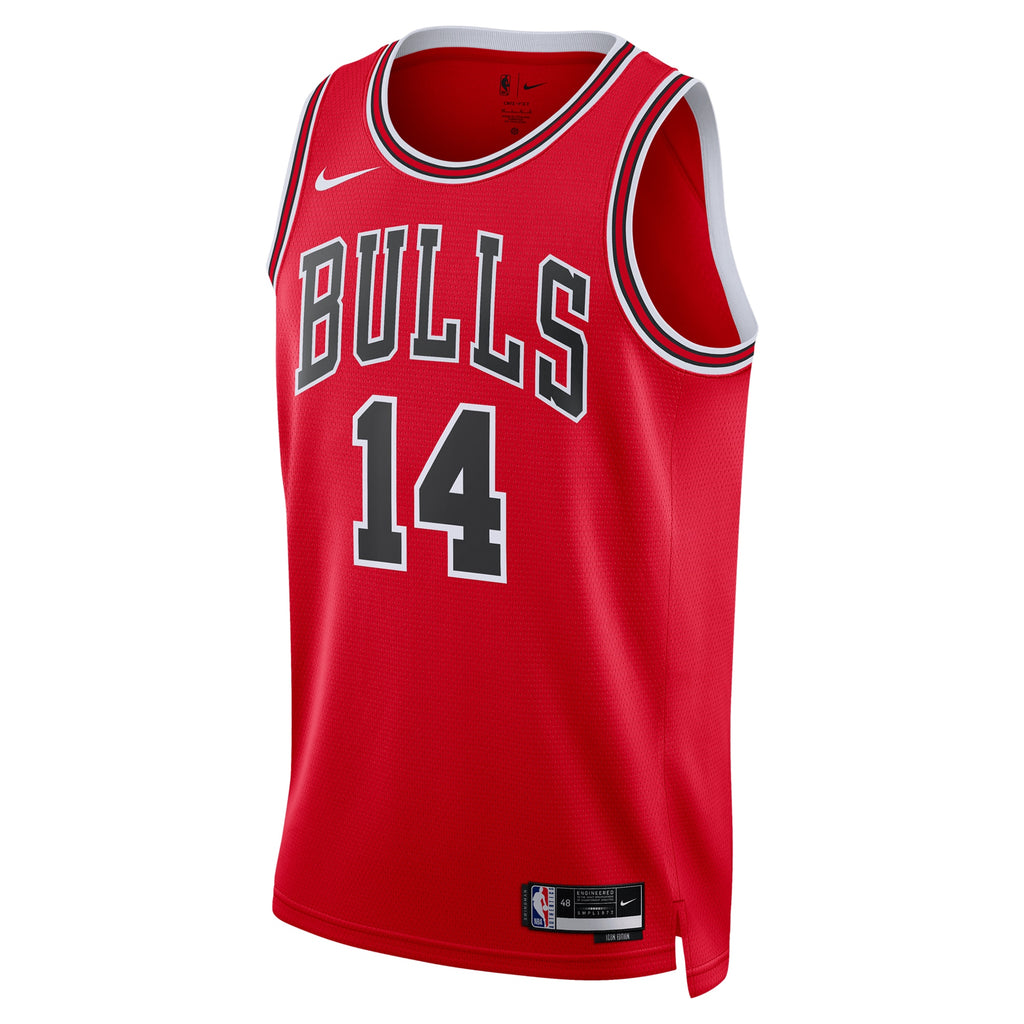Chicago Bulls Icon Swingman Jersey - Red - Matas Buzelis - Unisex