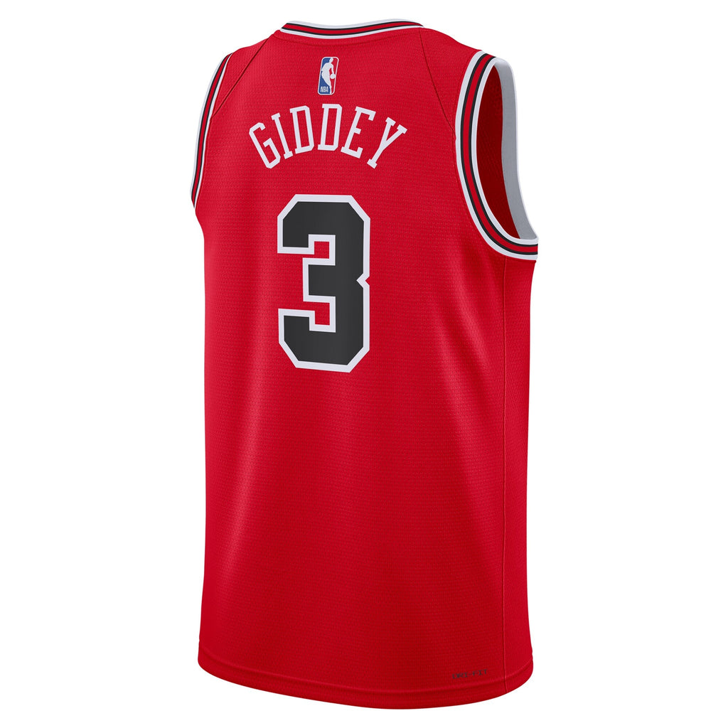 Chicago Bulls Icon Swingman Jersey - Giddey 3 - Unisex