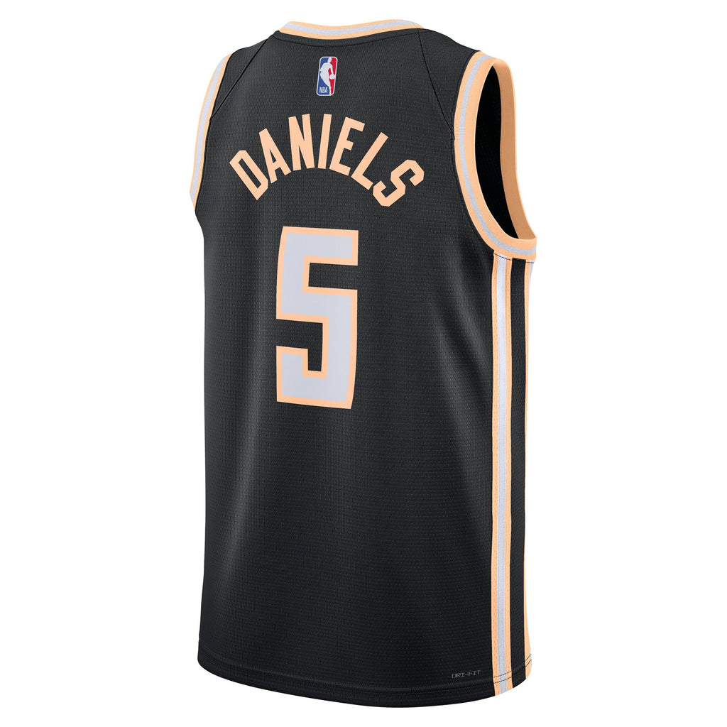 Atlanta Hawks 2025/26 City Edition Swingman Jersey - Black - Dyson Daniels - Unisex