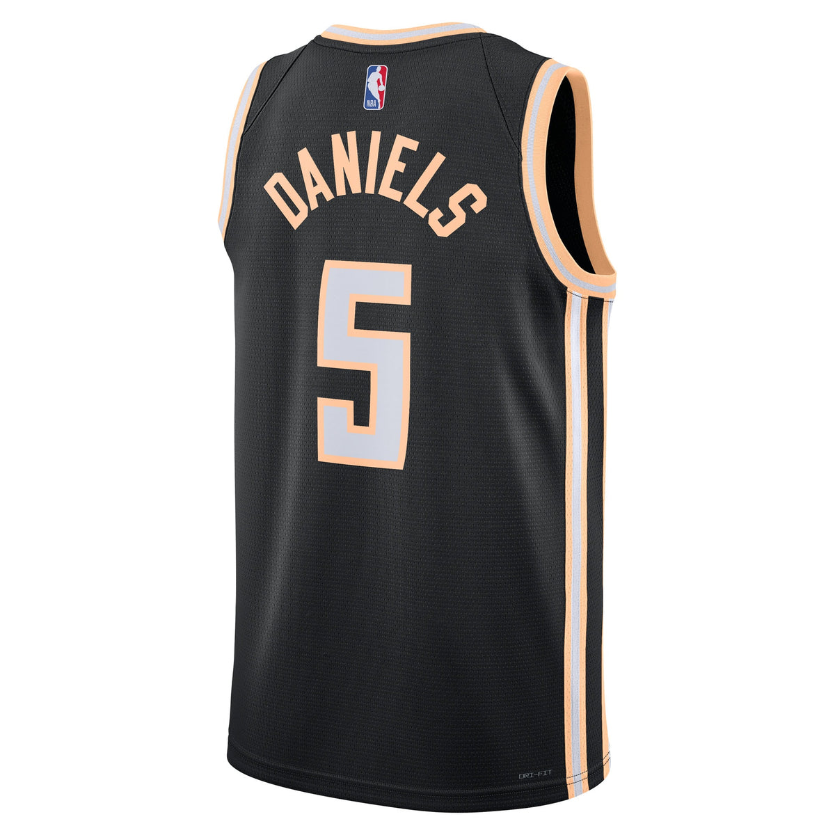 Atlanta Hawks 2025/26 City Edition Swingman Jersey - Black - Dyson Daniels - Unisex