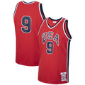 USA 1984 Michael Jordan USA Basketball Authentic Alternate Jersey - Red - Mens