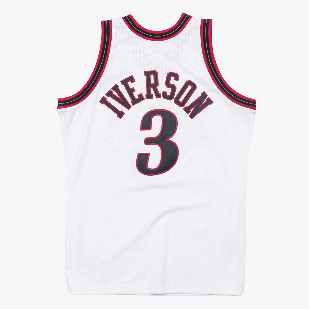 Philadelphia 76ers Allen Iverson 1997 Authentic Jersey - White