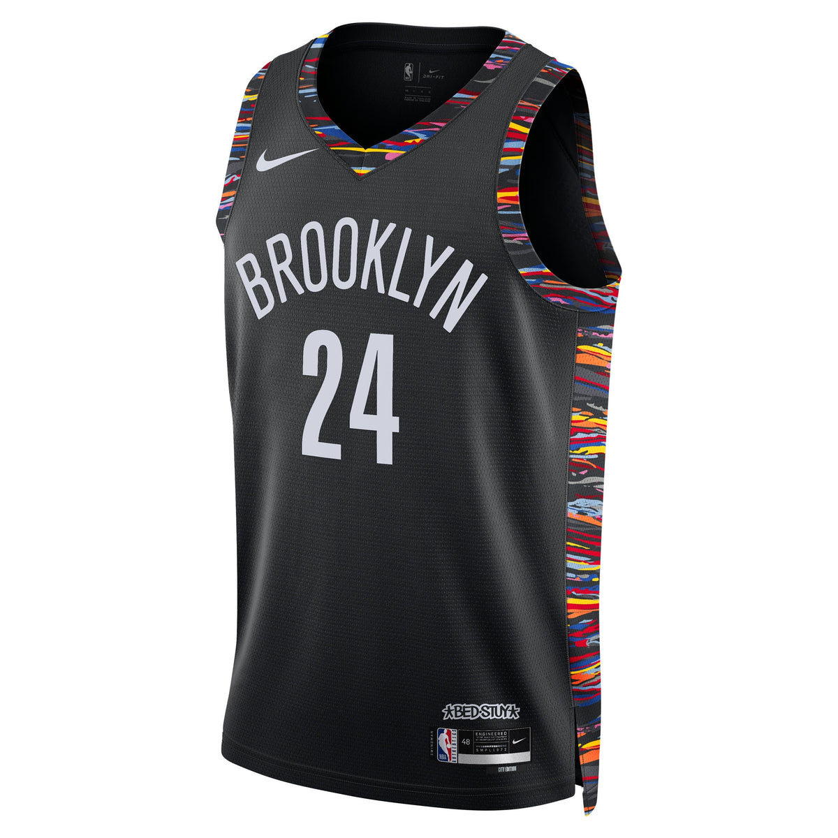 Brooklyn Nets 2025/26 City Edition Swingman Jersey - Black - Cam Thomas - Unisex