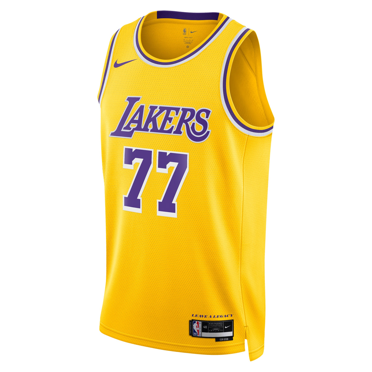 Los Angeles Lakers Icon Edition Swingman Jersey - Gold - Luka Dončić - Unisex