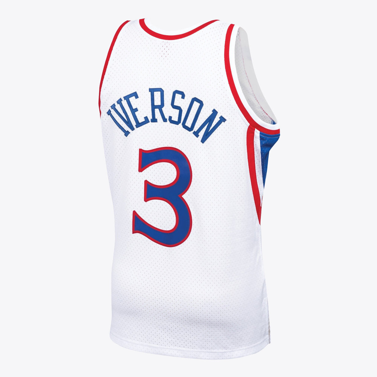 Philadelphia 76ers Allen Iverson 1996 Swingman Jersey - White - Mens