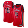 New Orleans Pelicans Jordan Brand Statement Edition Swingman Jersey - Red - Jose Alvarado - Unisex