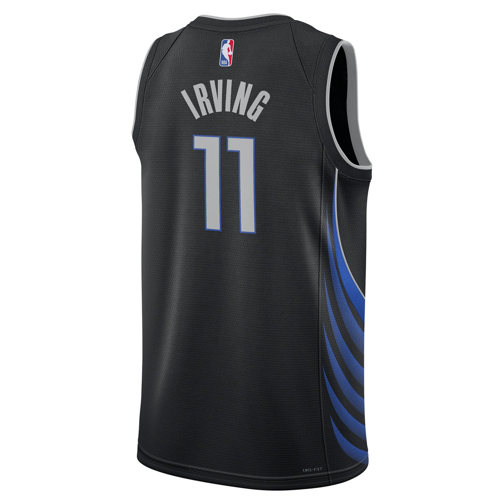 Dallas Mavericks 2025/26 City Edition Swingman Jersey - Black - Kyrie Irving - Unisex