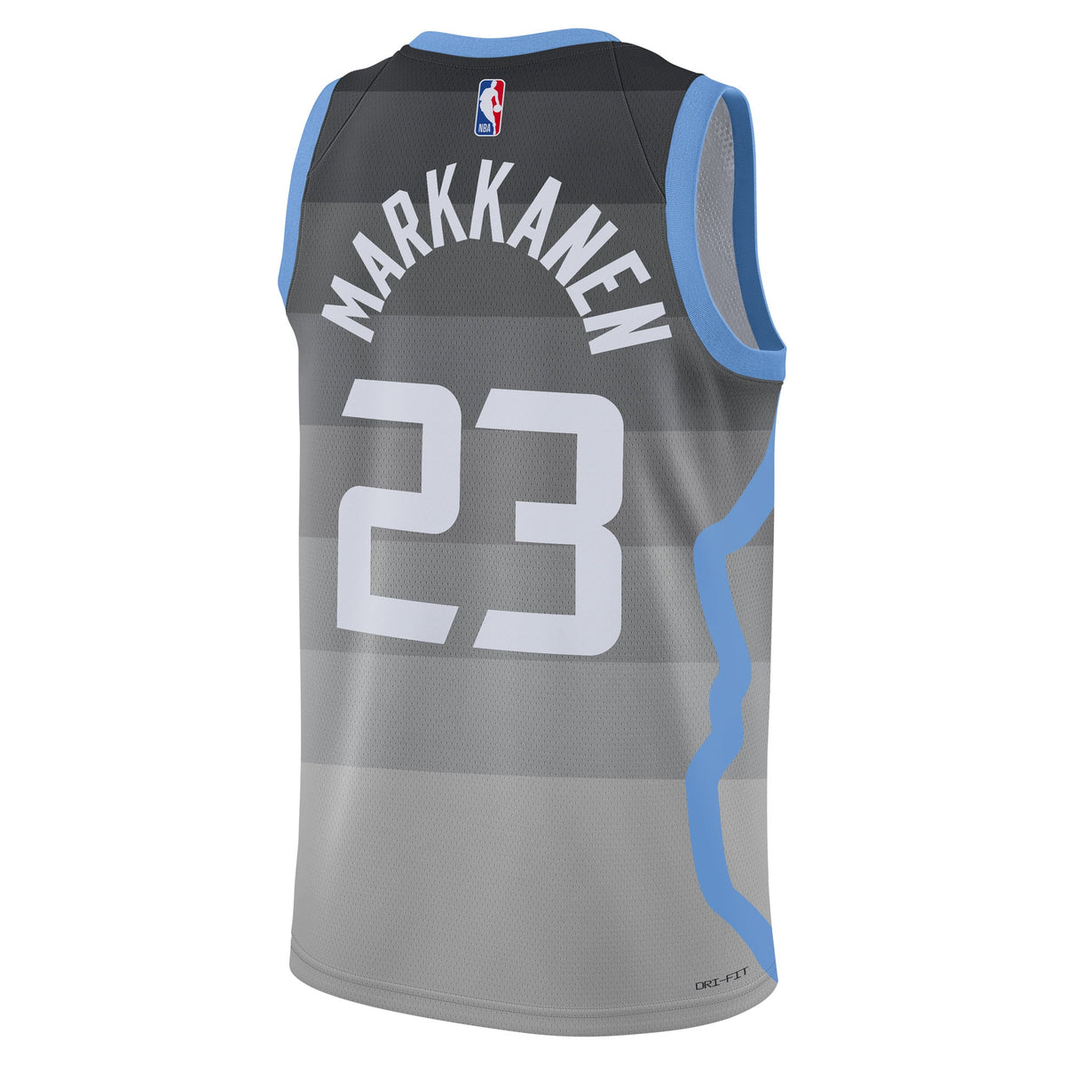 Utah Jazz 2025/26 City Edition Swingman Jersey - Gray - Lauri Markkanen - Unisex