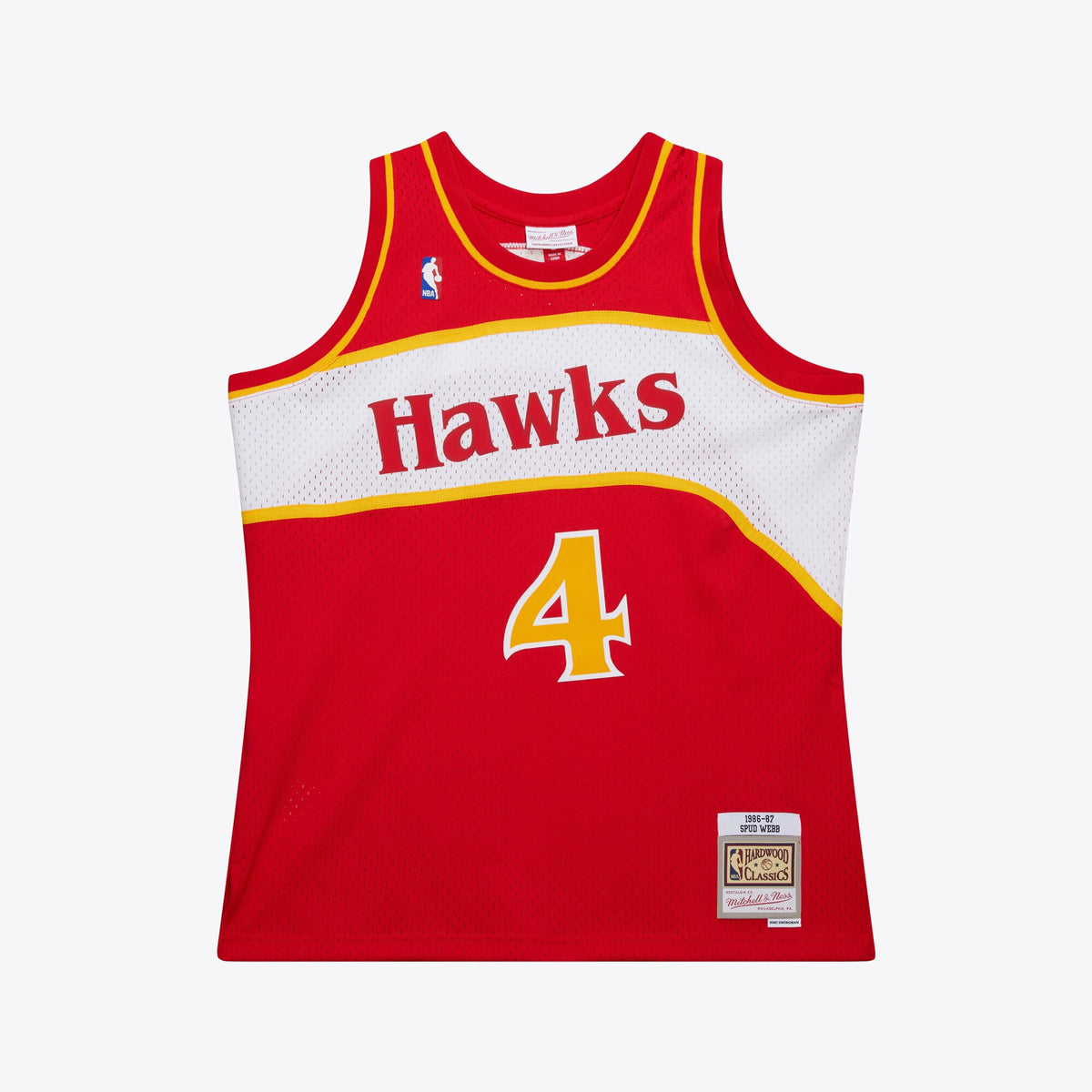 Atlanta Hawks Swingman Jersey Road Spud Webb 1986-87