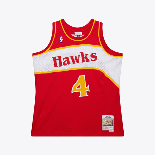 Atlanta Hawks Swingman Jersey Road Spud Webb 1986-87