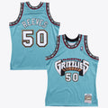 Vancouver Grizzlies Bryant Reeves 1995 Swingman Authentic Jersey - Teal