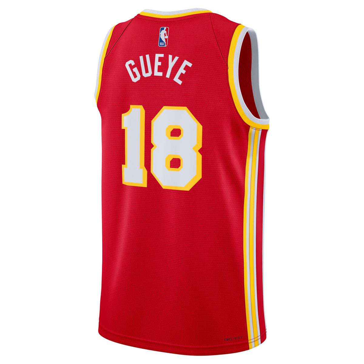 Atlanta Hawks Icon Edition Swingman Jersey - Red - Mouhamed Gueye - Unisex