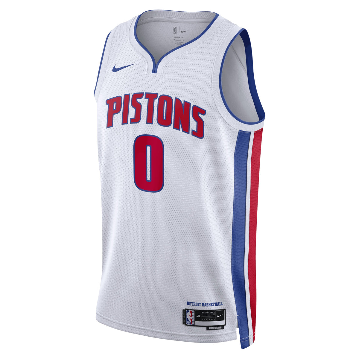 Detroit Pistons Association Edition Swingman Jersey - White - Jalen Duren - Unisex