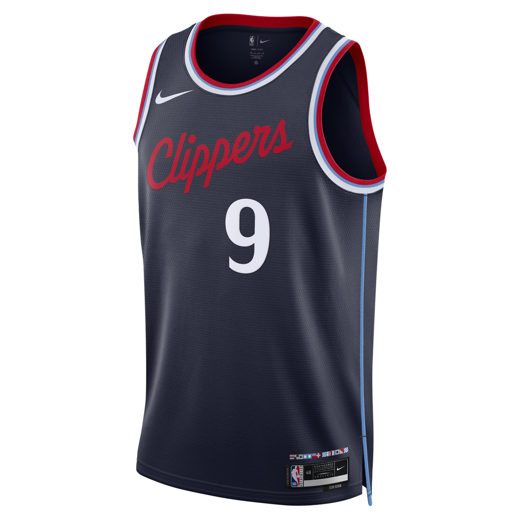Los Angeles Clippers Replica Icon Edition Swingman Jersey - Navy - Bennedict Mathurin - Unisex