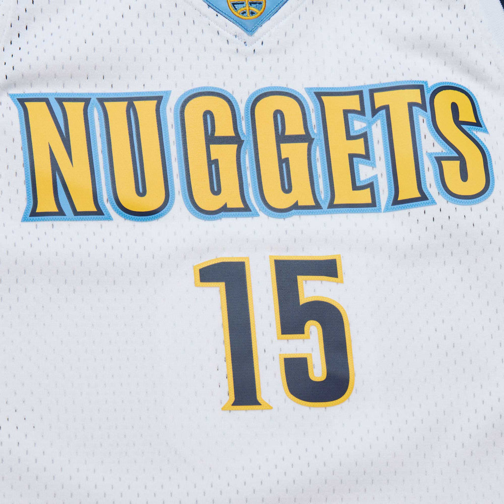 Men's Nikola Jokic White Denver Nuggets 2016/17 Throwback Swingman Jersey