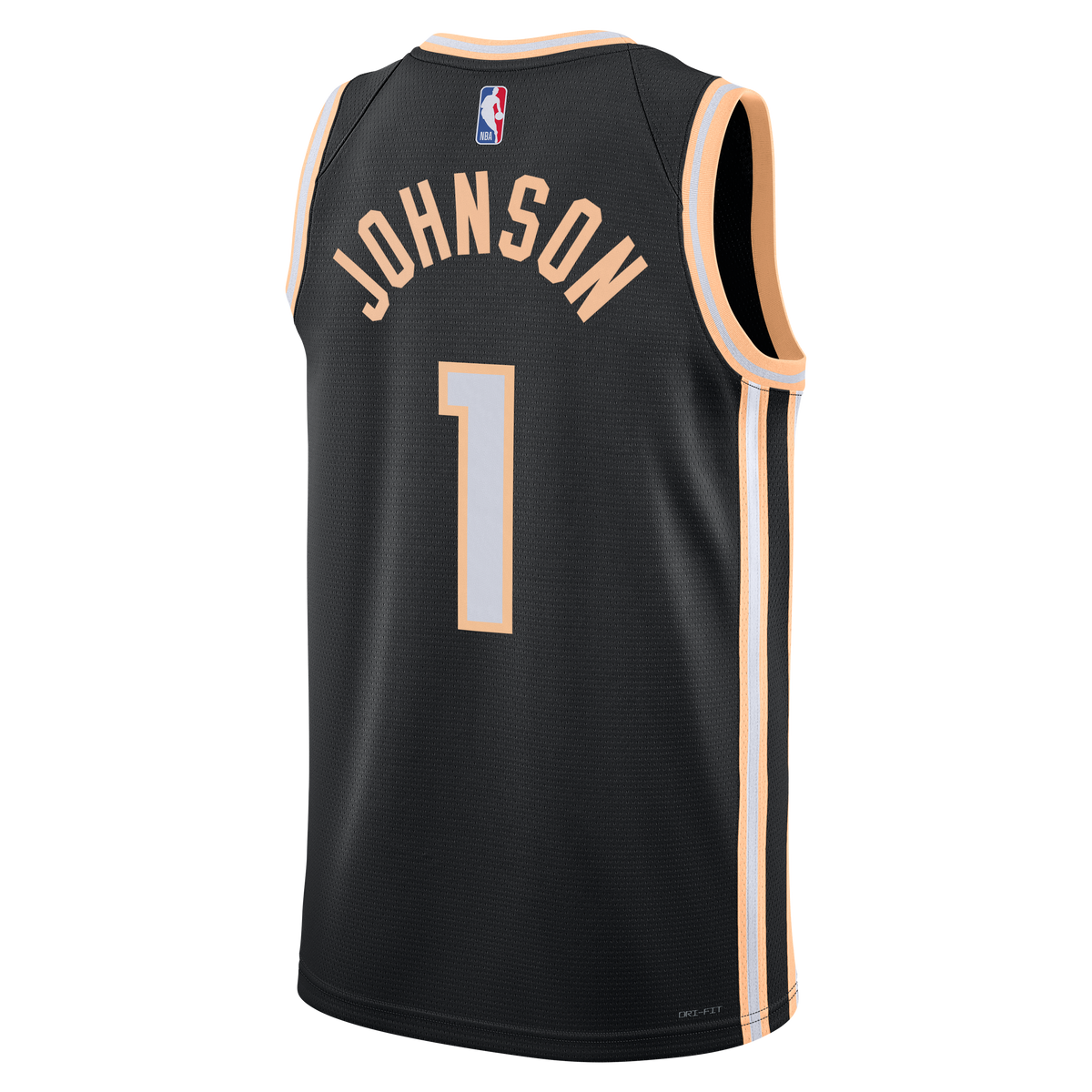 Atlanta Hawks 2025/26 City Edition Swingman Jersey - Black - Jalen Johnson - Unisex