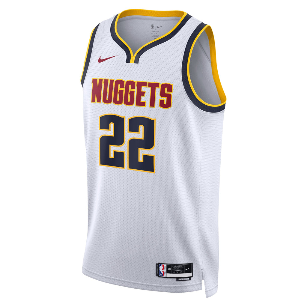 Denver Nuggets Association Edition Swingman Jersey - White - Zeke Nnaji - Unisex