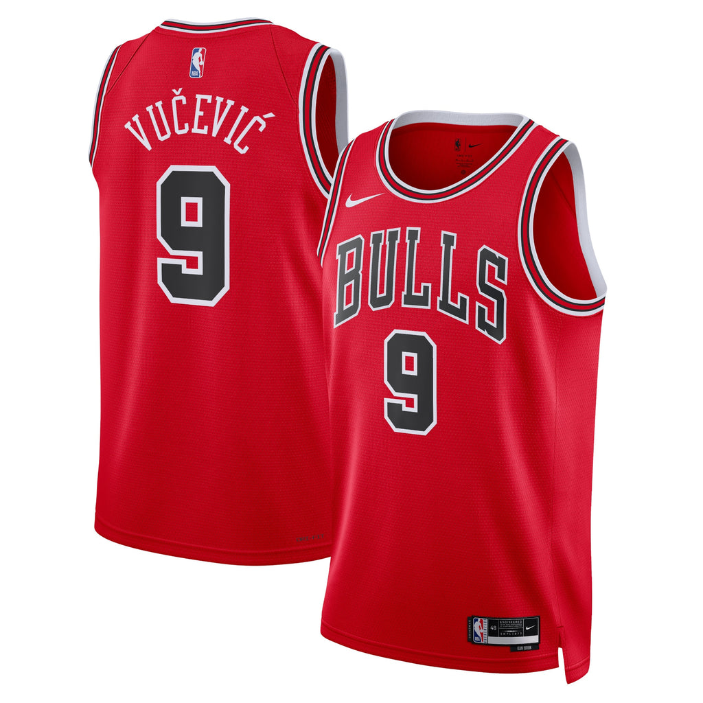 Chicago Bulls Icon Edition Swingman Jersey - Red - Nikola Vučević - Unisex